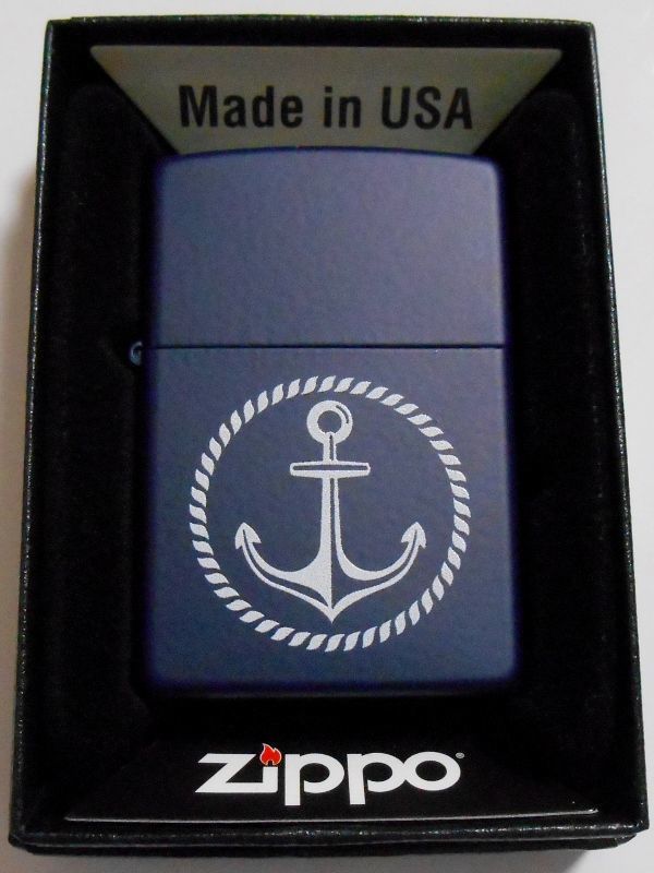 画像1: ☆錨 アンカー！２０１８年 渋い・・NAVYカラー USA ZIPPO！新品