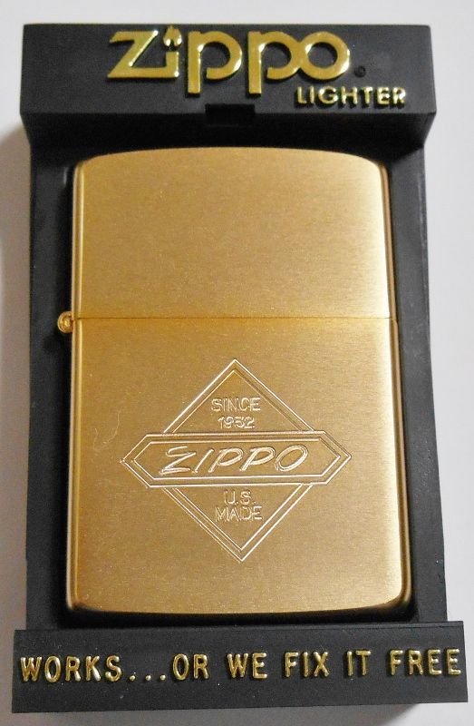 画像1: ☆１９８７年４月 VINTAGE オールドデザイン ゴールドサテン ＺＩＰＰＯ！新品C