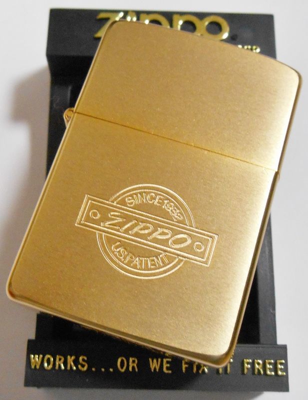 画像: ☆１９８７年４月 VINTAGE オールドデザイン ゴールドサテン ＺＩＰＰＯ！新品A