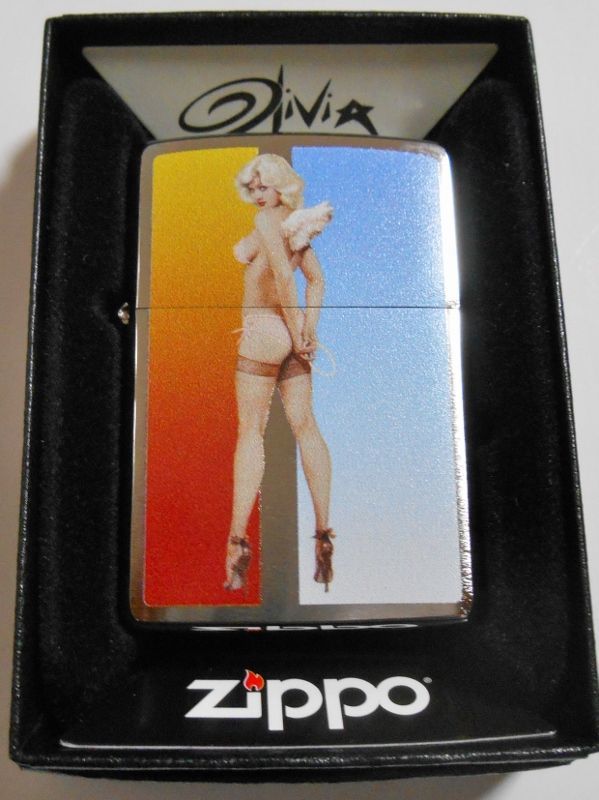 画像1: ☆OLIVIA！Sexy Pin-up Model ２０１８ USA ZIPPO！新品C