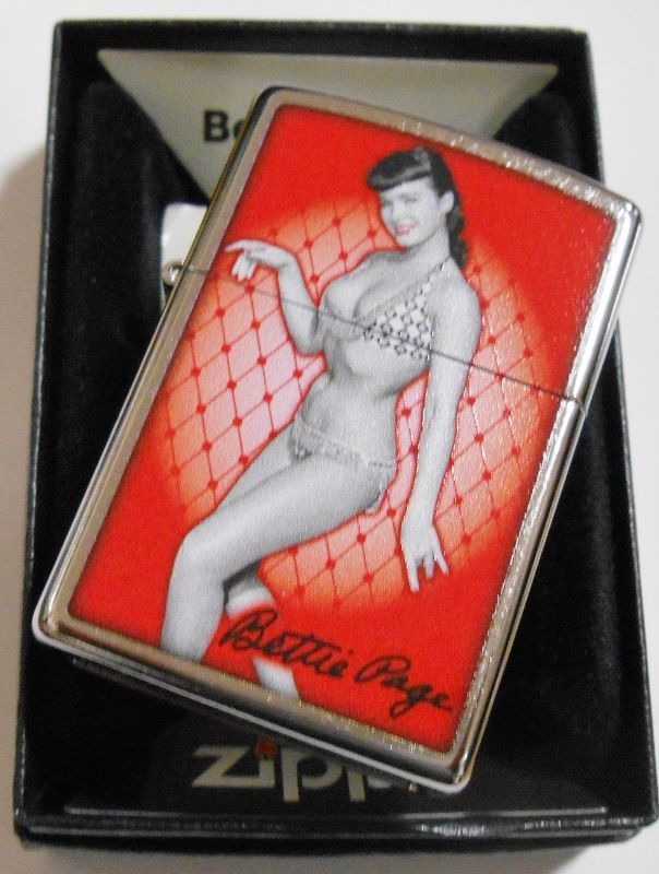 画像: ☆BETTIE PAGE！Sexy Pin-up Model ２０１８ USA  ZIPPO！新品C