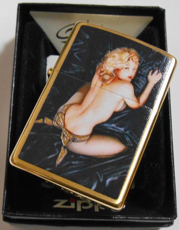 画像: ☆OLIVIA！Sexy Pin-up Model ２０１８ 真鍮ケース USA SOLID BRASS ZIPPO！新品B