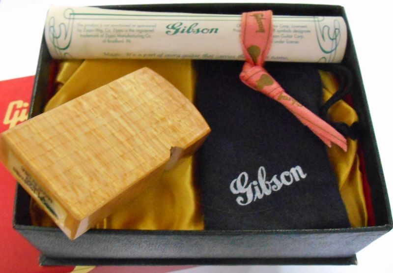 画像: ☆Gibson！世界のギブソン １９９６年 メイプル Wood Slim Zippo！新品