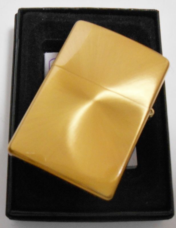 画像: ☩輝く・・ゴールド！SPIN CROSS 両面スピン ２００５年 SOLID BRASS ZIPPO！新品