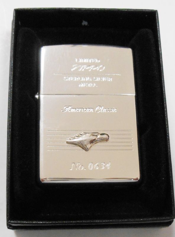 画像1: ★１９９７年８月 ★純銀イーグルメタル！STERLING METAL 限定ZIPPO！未使用品