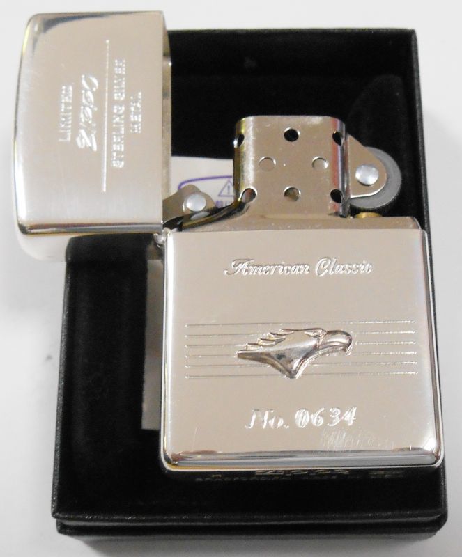 画像: ★１９９７年８月 ★純銀イーグルメタル！STERLING METAL 限定ZIPPO！未使用品