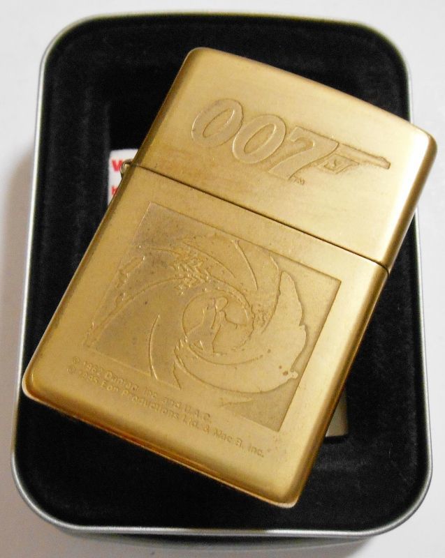 画像: ☆００７！人気の・・映画 ００７ １９９６年１０月 真鍮ソリッドブラス USA ZIPPO！未使用品