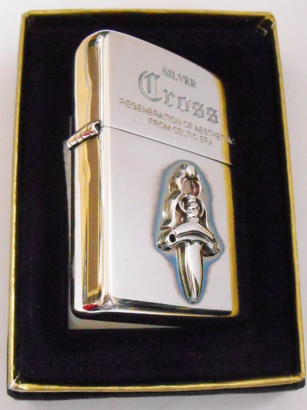 画像: ☆純銀クロスメタル！限定 SILVER CROSS METAL ２００３年９月 ZIPPO！新品