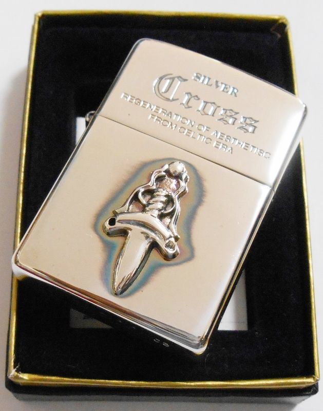 画像: ☆純銀クロスメタル！限定 SILVER CROSS METAL ２００３年９月 ZIPPO！新品