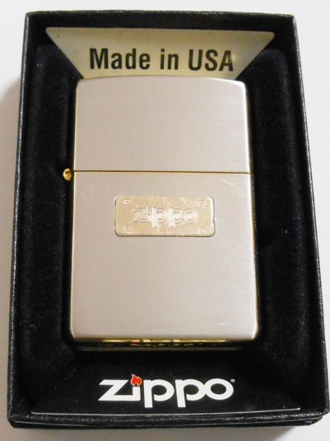 画像1: ★名品 ＃７００SG！シルバー＆ゴールド  ZIPPOプレート付 ２００７年 ZIPPO！新品