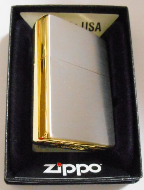 画像: ★名品 ＃７００SG！シルバー＆ゴールド  ZIPPOプレート付 ２００７年 ZIPPO！新品