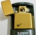 画像: ☆パイプ用 ジッポー！PIPE DESIGN 真鍮ソリッドブラス ２０４ＰＬ ２００５年 ZIPPO！新品