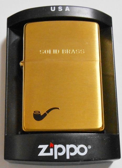 画像: ☆パイプ用 ジッポー！PIPE DESIGN 真鍮ソリッドブラス ２０４ＰＬ ２００５年 ZIPPO！新品