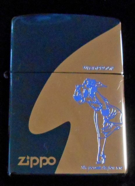 【最終値下げ】未使用 ZIPPO ウィンディ ブルーチタン セット