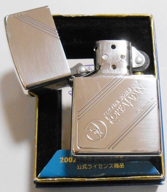 画像: ☆２００２年 FIFA WORLD CUP 日韓大会 KOREA JAPAN 銀加工 ZIPPO！新品C