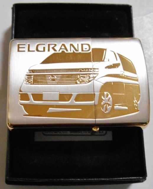 画像: ☆限定！ELGRAND 日産エルグランド！シルバー＆ゴールド 両面デザイン ZIPPO！新品