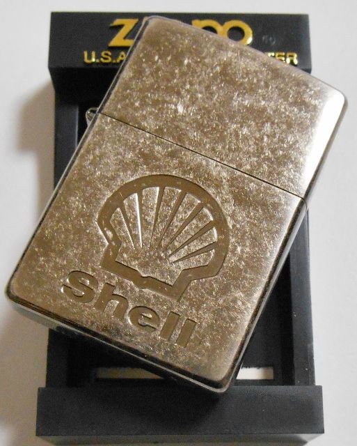 完売】 シェル(Shell)石油 メタルエンブレム 企業物 ZIPPO タバコ