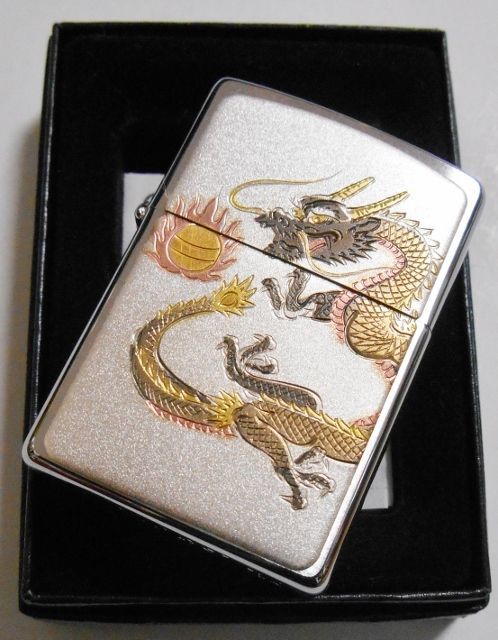 画像: 龍！伝統工芸 電鋳プレート貼 和柄 ２００７年 ＃２００ ZIPPO！新品