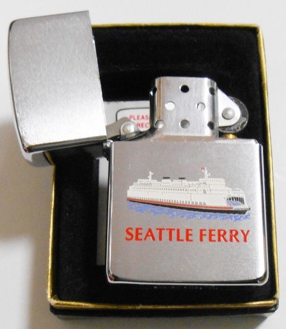 ☆１９８９年２月（B） シアトル・フェリー！SEATTLE FERRY ZIPPO 未