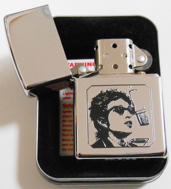 画像: ☆ボブ・ディラン！Bob Dylan Official 両面デザイン ２００４年 USA 公式 ZIPPO！新品