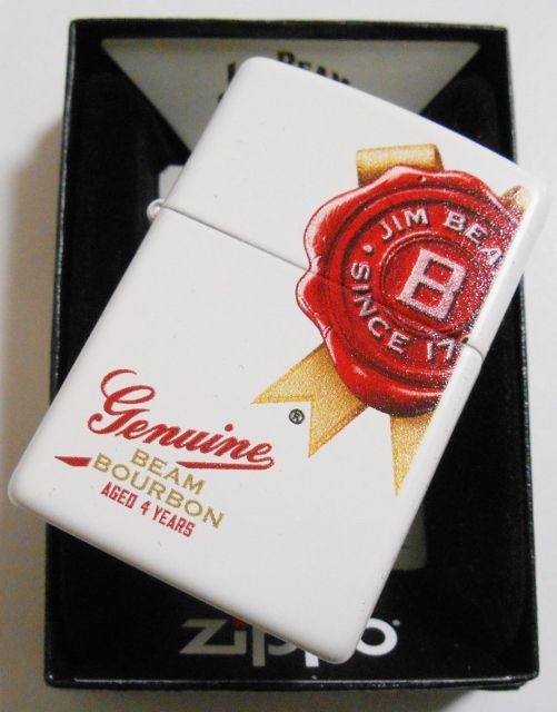 画像: ☆ジム・ビーム！JIM BEAM ２０１９年モデル USA ホワイト ＺＩＰＰＯ！新品