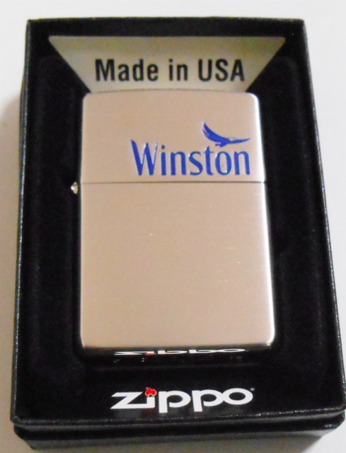 ☆ JT ウィンストン Winston キャンペーン当選 シルバーサテーナ ZIPPO！新品 - ジッポーパーク Zippopark