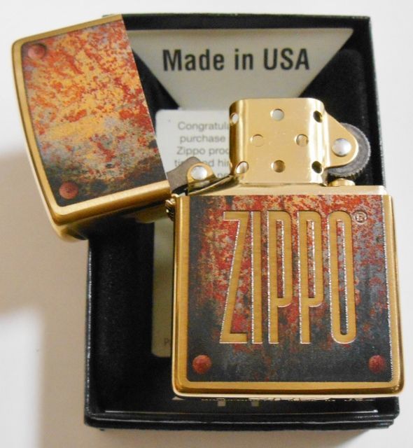 画像: ☆ ZIPPO社 ２０１９年モデル！VINTAGE感あふれる 真鍮ケース ZIPPO！新品A