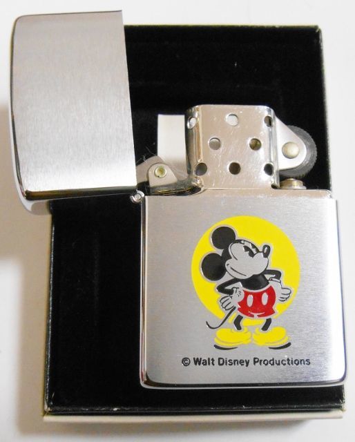 新品買取zippo ジッポ Mickey Mouse ミッキーマウス 1967 ユーズド 併売商品 アニメーション、ヒーロー