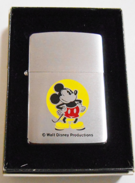 ミッキーマウス １９８０年製 Vintage Mickey Mouse 0 Zippo 新品 ジッポーパーク Zippopark