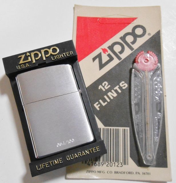 画像: ☆限定１００個！１２FLINTS 発火石デザイン １９９８年８月 ZIPPO ★１２フリント付！新品