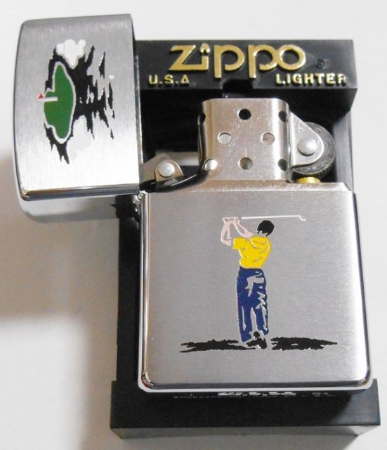 画像: ☆名作 復刻！スポーツシリーズ ゴルファー！２００１年９月製 ZIPPO！新品　