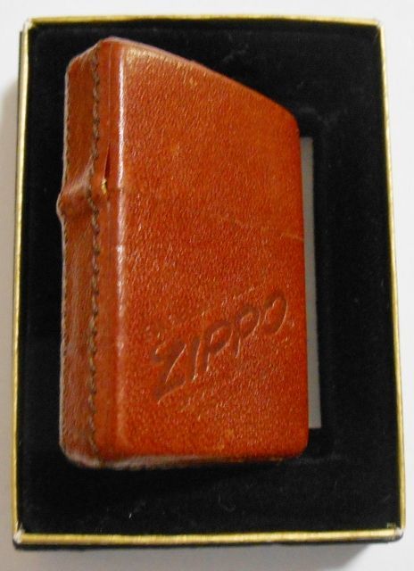 画像: ☆１９９０年代！総革巻き 全六面ブラウンレザー！渋い・・茶色 ＺＩＰＰＯ！未使用品