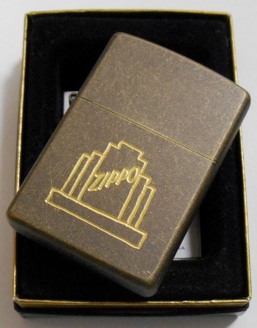 画像: ☆ジッポーオールドＢＯＸ柄 １９９７年１１月製 超渋い・・VINTAGEカラー  ZIPPO！未使用品