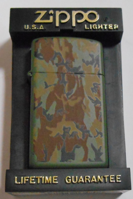 画像1: ★１９９８年１１月 スリム！ミリタリー感あふれる カモフラージュ SLIM ＺＩＰＰＯ！新品