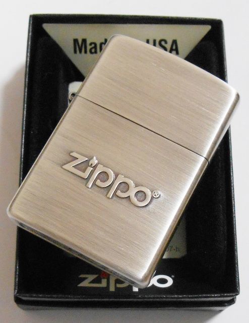 画像: ☆渋い！シルバー古美 ＺＩＰＰＯロゴ 盛り上げ STAMP ２００６年 ＺＩＰＰＯ！新品。