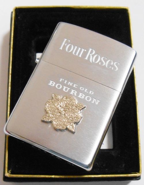 FOUR ROSES ZIPPO フォアローゼズ ジッポー 非売品 2001年製 ...メンズ