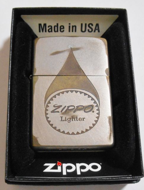 画像1: ★渋い！VINTAGE風 USED加工 OLD FINSH 両面オールドデザイン ２０１２年 ZIPPO！新品