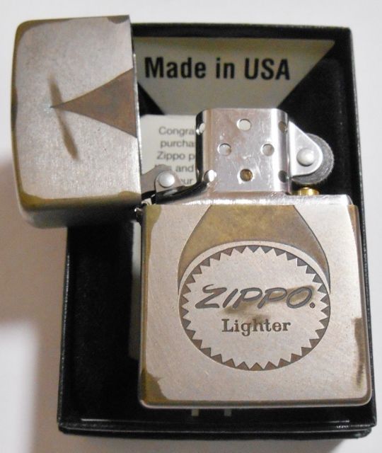 画像: ★渋い！VINTAGE風 USED加工 OLD FINSH 両面オールドデザイン ２０１２年 ZIPPO！新品