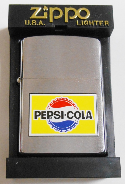 ☆ペプシ・コーラ！PEPSI-COLA １９６５年復刻デザイン ２００２年1月 ♯２００ ZIPPO！新品 - ジッポーパーク Zippopark