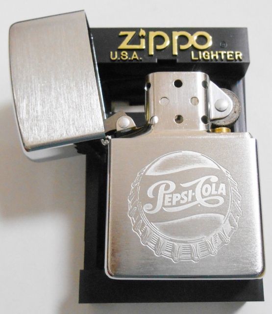 画像: ☆ペプシ・コーラ！PEPSI-COLA 復刻デザイン USA加工 ２００３年 ♯２００ ZIPPO！新品C