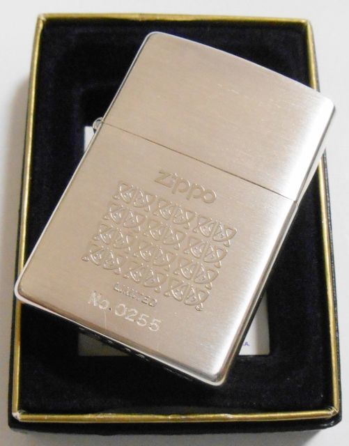 画像: ☆１９９８年９月 限定 お洒落な彫刻 両面デザイン 銀加工 ZIPPO！未使用品