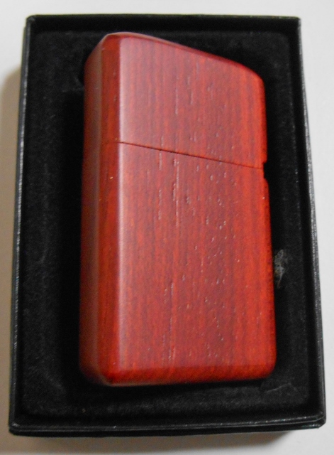 画像: ☆スリム WOOD！天然木 ブラッドウッド！USコイン付 ２００６年 SLIM  ZIPPO！新品