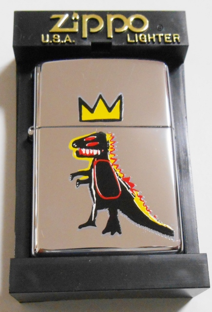 画像: ★バスキア！ART芸術家 BASQUAT 限定３４５個 ２０００年１月製 恐竜 ZIPPO！新品