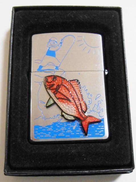 画像: ☆釣りバカ日誌！まんが 両面デザイン ★裏面に真鯛メタル ２００６年 ZIPPO！新品