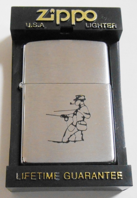 画像1: ☆釣り人！１９９７年７月製 １９３７復刻 フィッシャーマン ＃２００ ZIPPO！未使用品