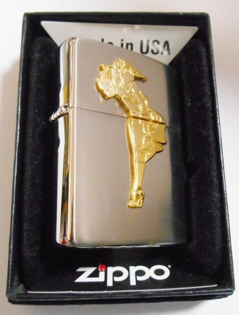 画像: ☆WINDY！ウィンディ 全身ゴールドメタル パラジウム加工 ２００１年１月  ZIPPO！未使用品