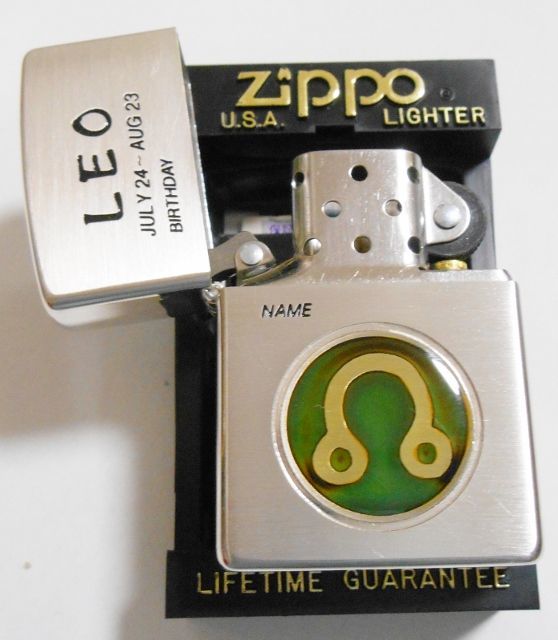 画像: ☆しし座！限定 LEO 温度で色が変わる・・シンボルマーク！１９９９年 ZIPPO！未使用品