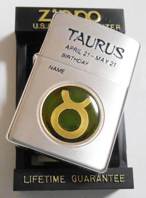 画像: ☆おうし座！限定 TAURUS 温度で色が変わる・・シンボルマーク！１９９７年 ZIPPO！未使用品