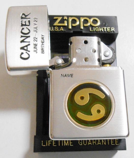 画像: ☆かに座！限定 CANCER 温度で色が変わる・・シンボルマーク！１９９７年 ZIPPO！未使用品