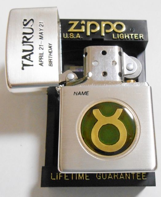 画像: ☆おうし座！限定 TAURUS 温度で色が変わる・・シンボルマーク！１９９７年 ZIPPO！未使用品